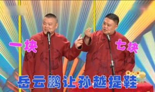 岳云鹏春晚相声2021